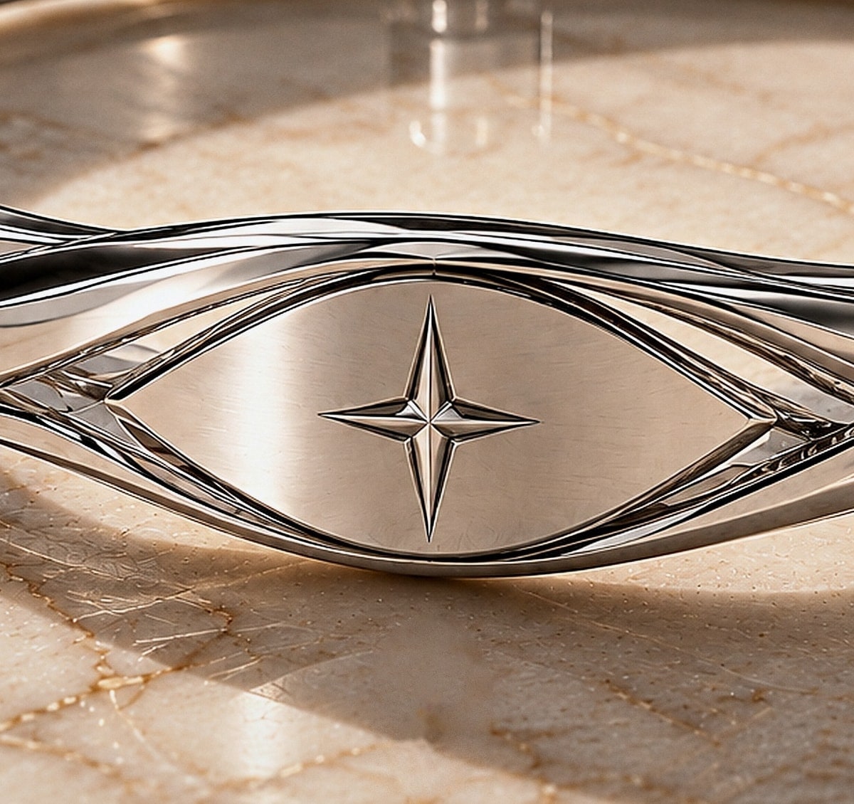 Close-up of the OZARA eye on The Flow
