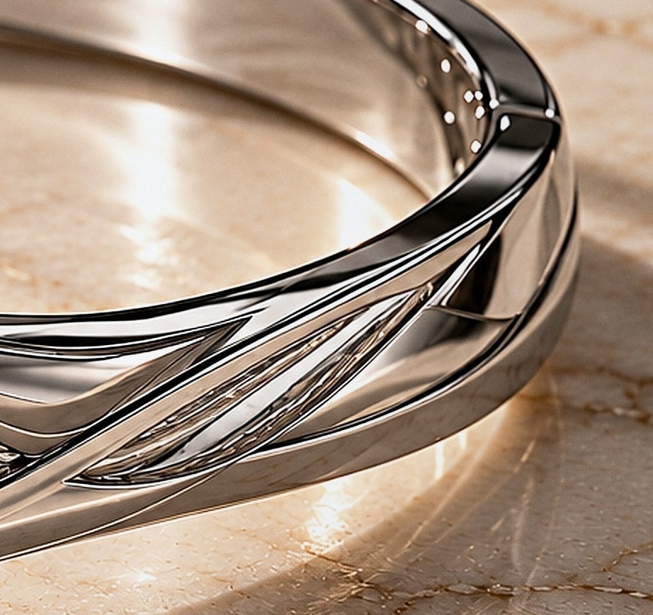 The band of The Flow, where it crosses and turns